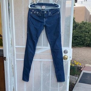 True Religion Dark Blue Skinny Jeans